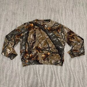 VTG Outfitters Ridge Camo Crew Neck Sweatshirt Outdoors Hunting Men’s Sz L 42/44
